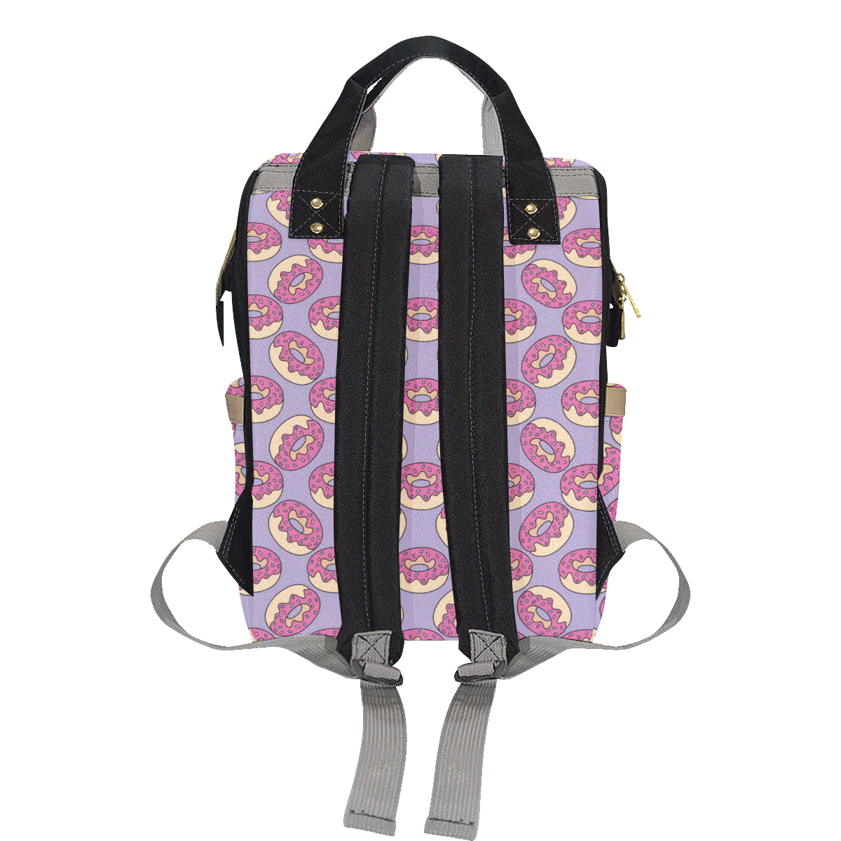 Donut Pattern Print Design DN015 Diaper Bag Backpack