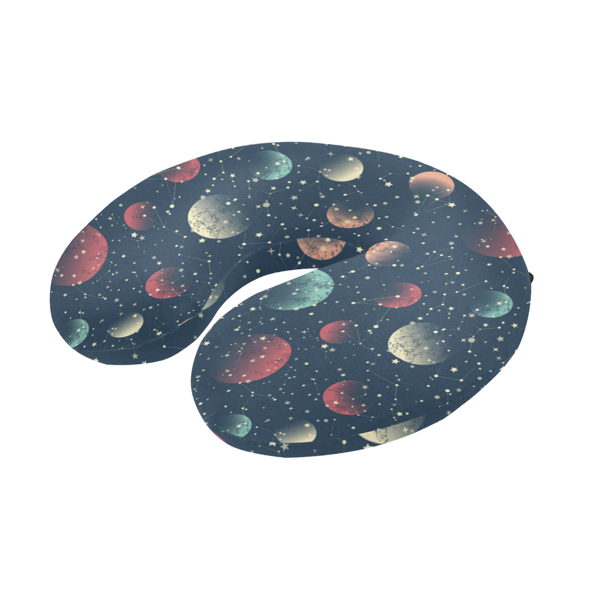 Cosmic Pattern Print Design 04 U-Shaped Travel Neck Pillow