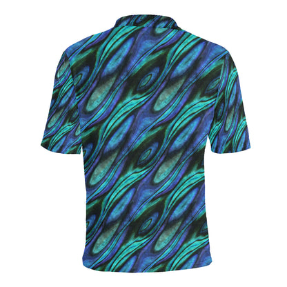 Abalone Pattern Print Design 03 Men Polo Shirt