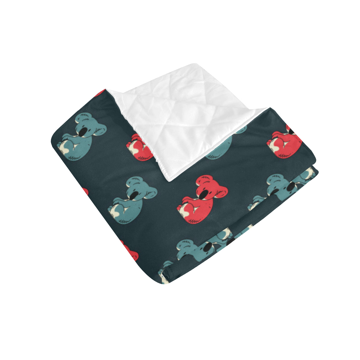 Koala Pattern Print Design 02 Premium Quilt