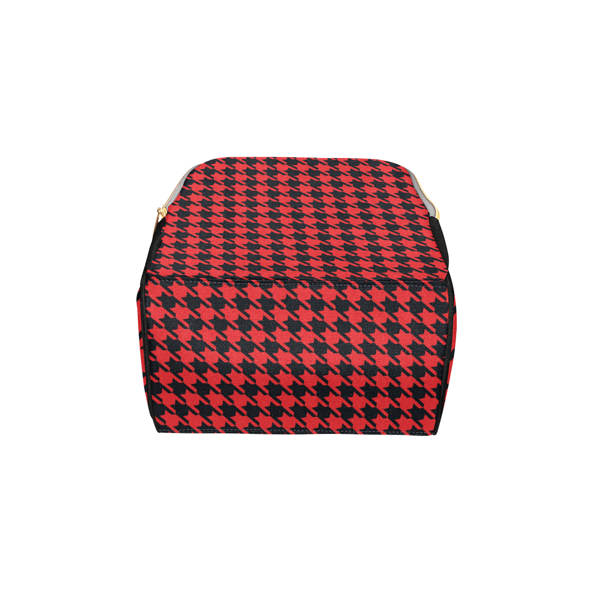 Houndstooth Red Pattern Print Design 03 Diaper Bag Backpack