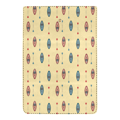 Kayak Pattern Print Design 02 Women's Trifold Wallet