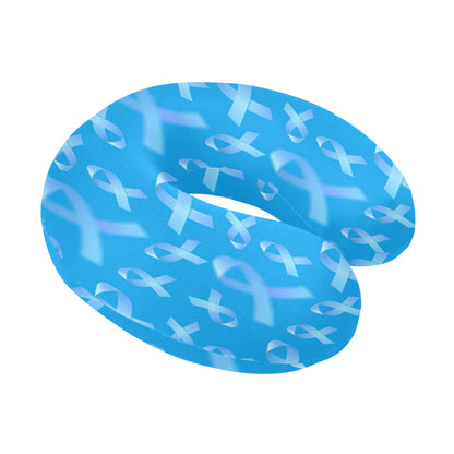 Prostate cancer Pattern Print Design A01 U-Shaped Travel Neck Pillow