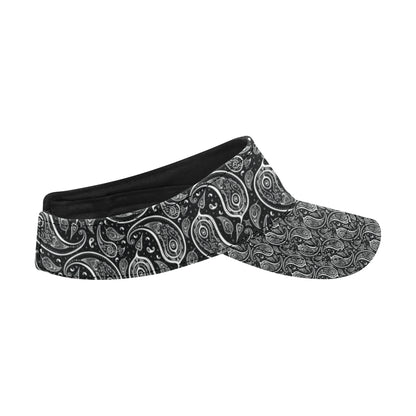 Paisley Black Design Print Unisex Sun Visor