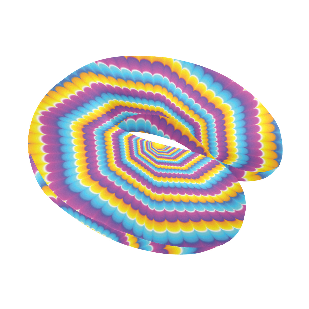 Optical illusion Pattern Print Design A04 U-Shaped Travel Neck Pillow