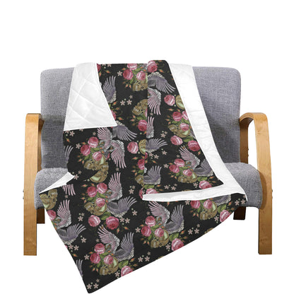 Angel Wings Pattern Print Design 06 Premium Quilt