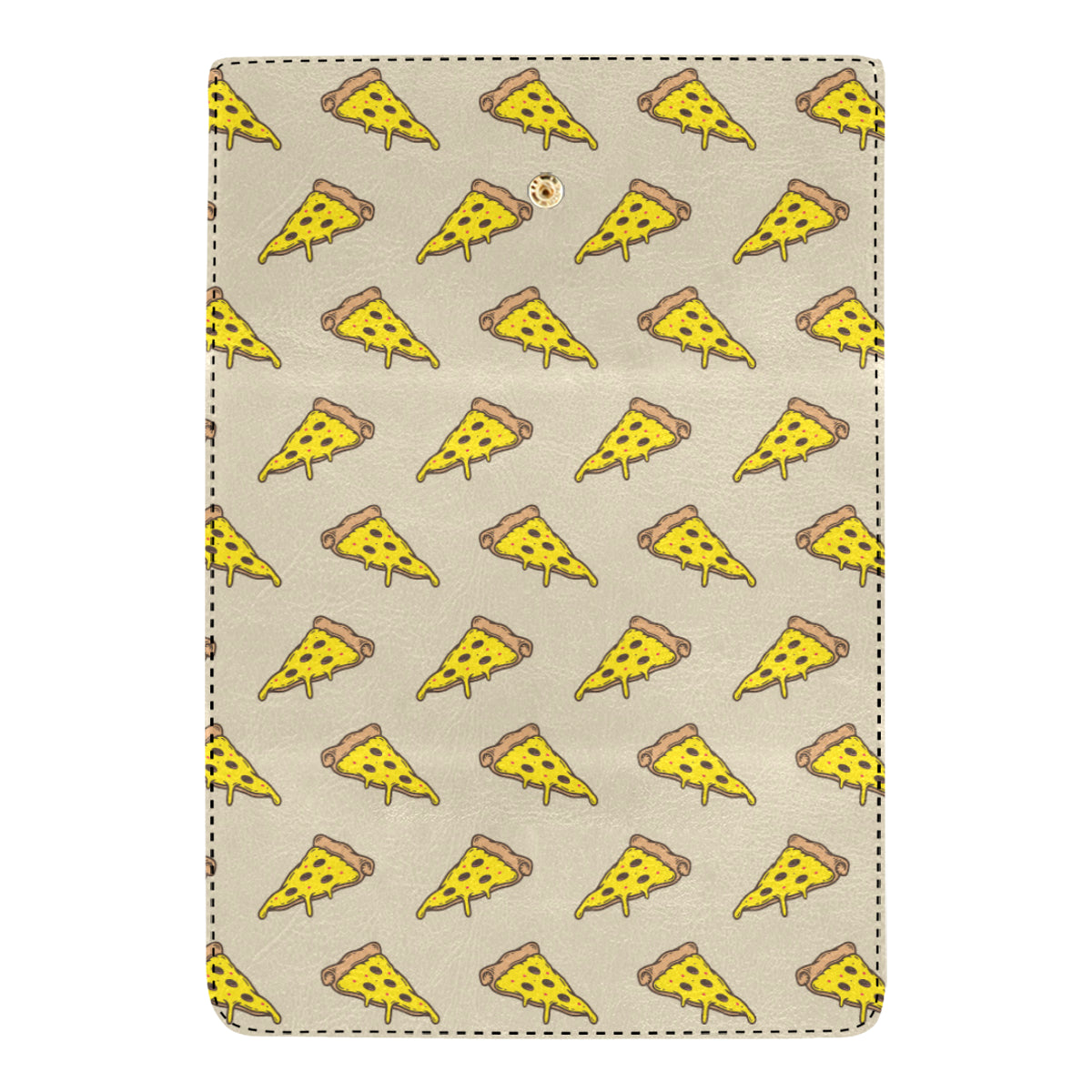 Pizza Pattern Print Design A04 Women's Trifold Wallet