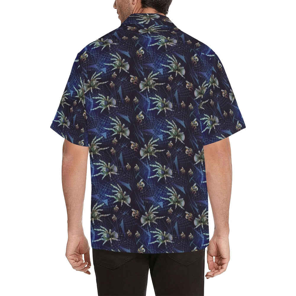 Tarantula Print Design LKS401 Men's Men's Hawaiian Shirt