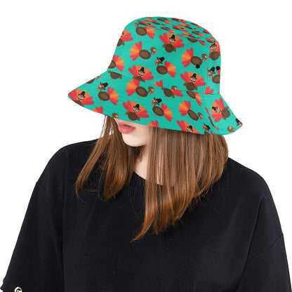Thanksgiving Print Design LKS307 Unisex Bucket Hat