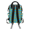 School Bus Print Design LKS302 Diaper Bag Backpack