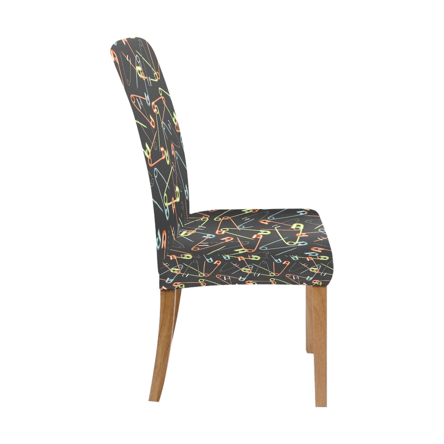 Safety Pin Print Design LKS301 Dining Chair Slipcover