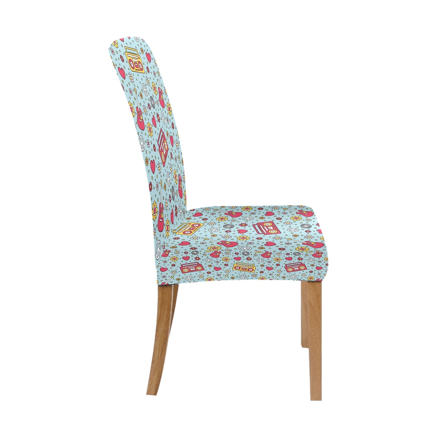 Hippie Print Design LKS307 Dining Chair Slipcover