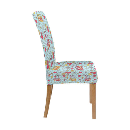 Hippie Print Design LKS307 Dining Chair Slipcover