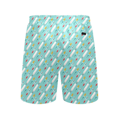 Phlebotomist Medical Print Men's Swim Trunks Beach Shorts
