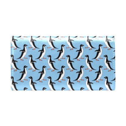 Penguin Dance Pattern Women's Trifold Wallet
