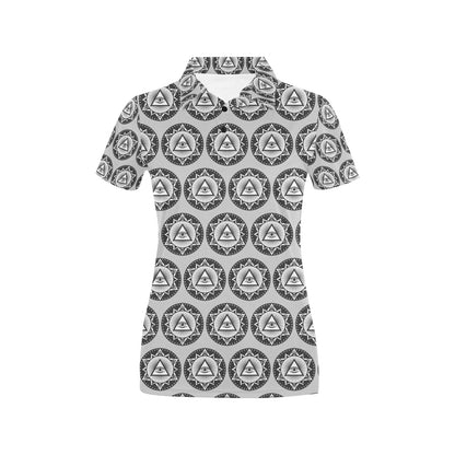 Third Eye Print Design LKS301 Women's Polo Shirt