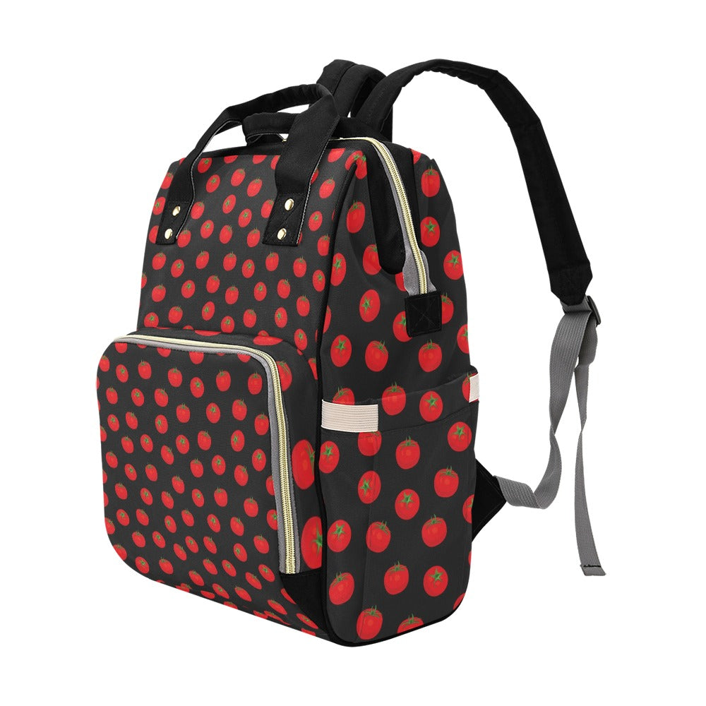 Tomato Print Design LKS305 Diaper Bag Backpack