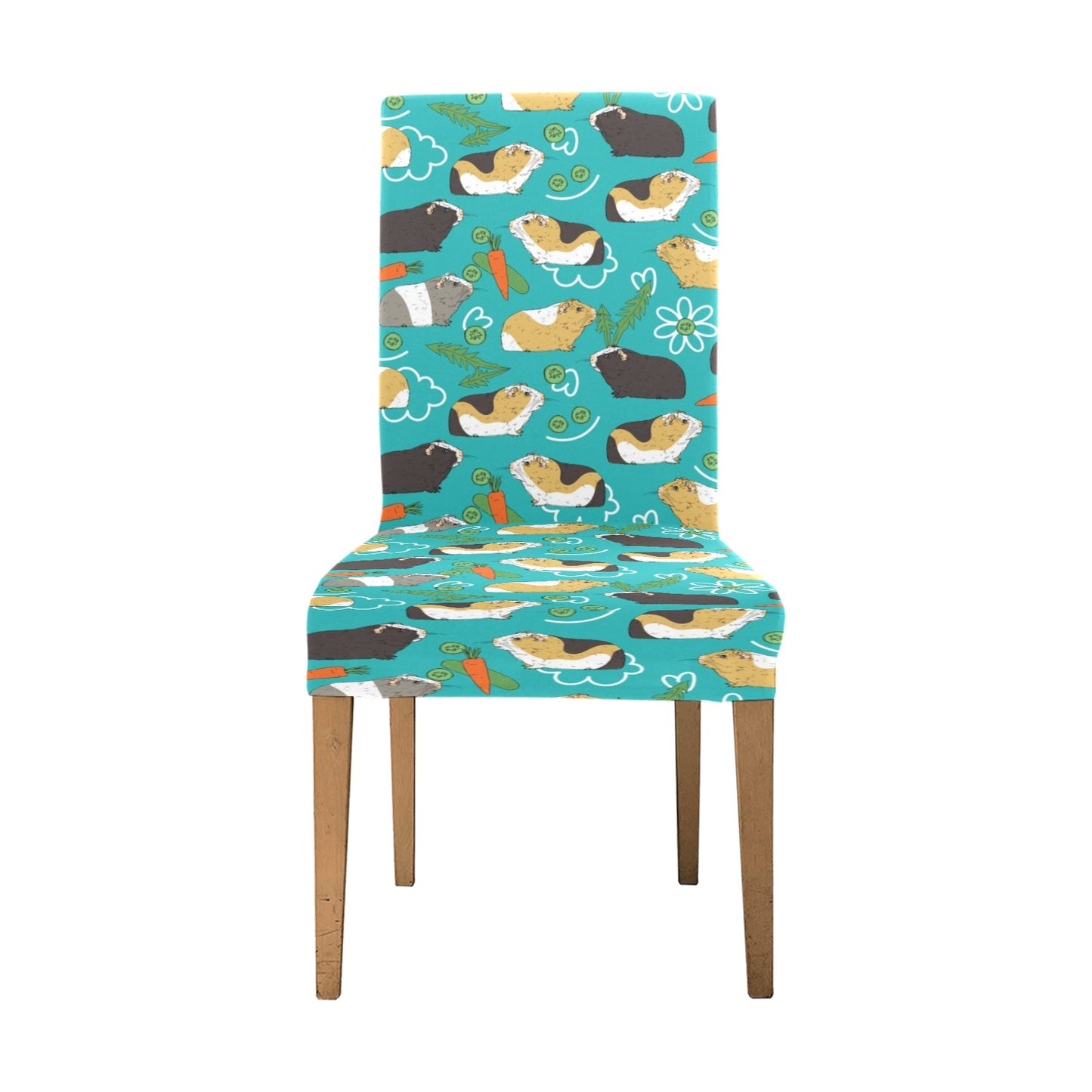 Guinea Pig Print Design LKS402 Dining Chair Slipcover