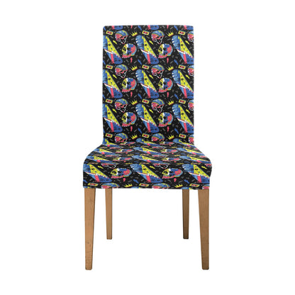 Skateboard Print Design LKS304 Dining Chair Slipcover