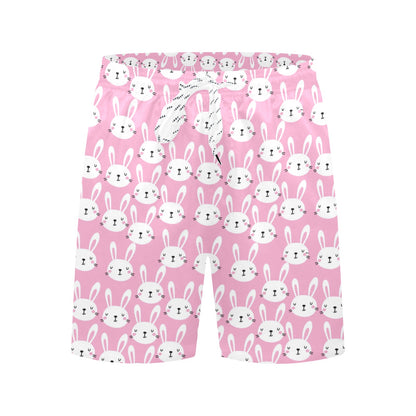 Rabbit Print Design LKS401 Men's Swim Trunks Beach Shorts