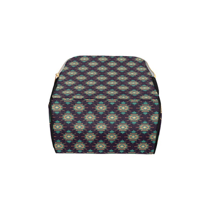 Navajo Geometric Style Print Pattern Diaper Bag Backpack
