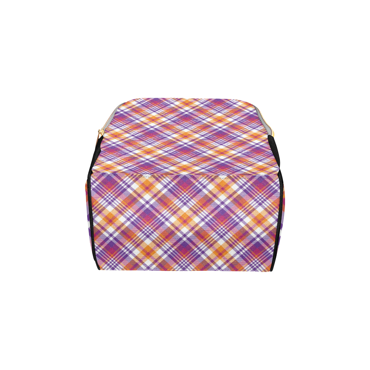 Madras Pattern Print Design 02 Diaper Bag Backpack