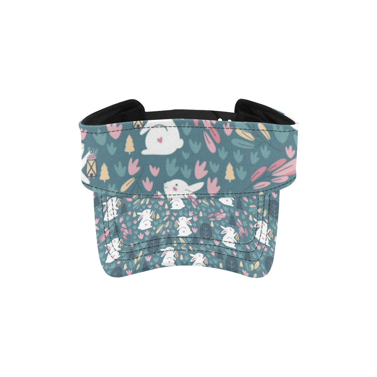 Rabbit Pattern Print Design RB013 Unisex Sun Visor