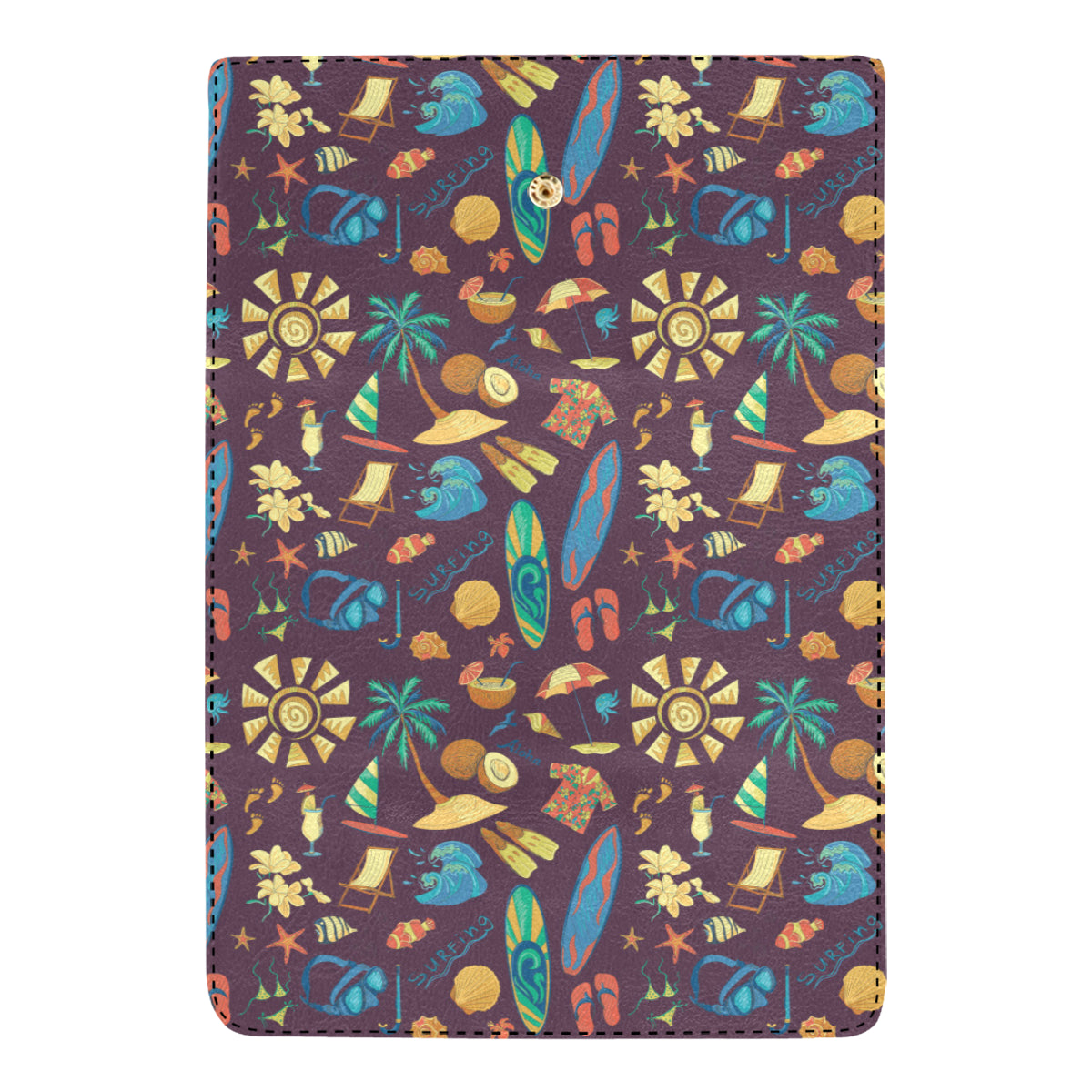 Aloha Hawaii Pattern Print Design 01 Women's Trifold Wallet