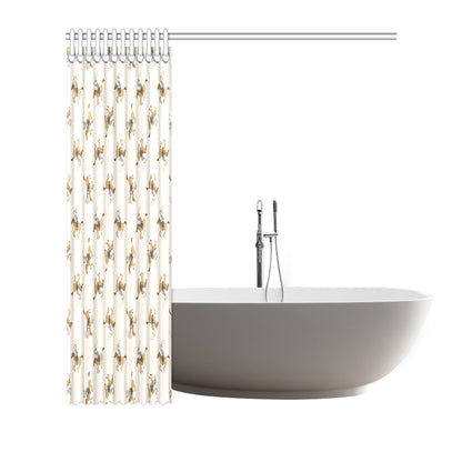 Cowboy Pattern Print Design 01 Shower Curtain