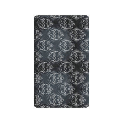 Christian Heart Tattoo Style Rubber Doormat