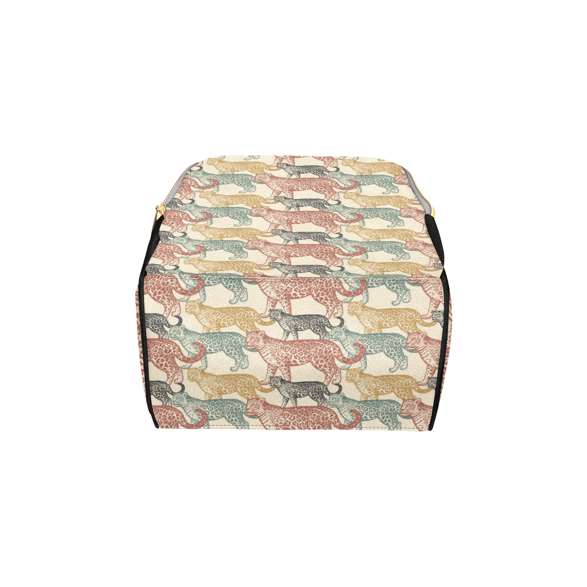 Jaguar Pattern Print Design 01 Diaper Bag Backpack