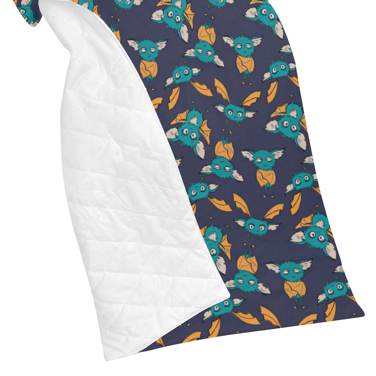 Bat Pattern Print Design 07 Premium Quilt