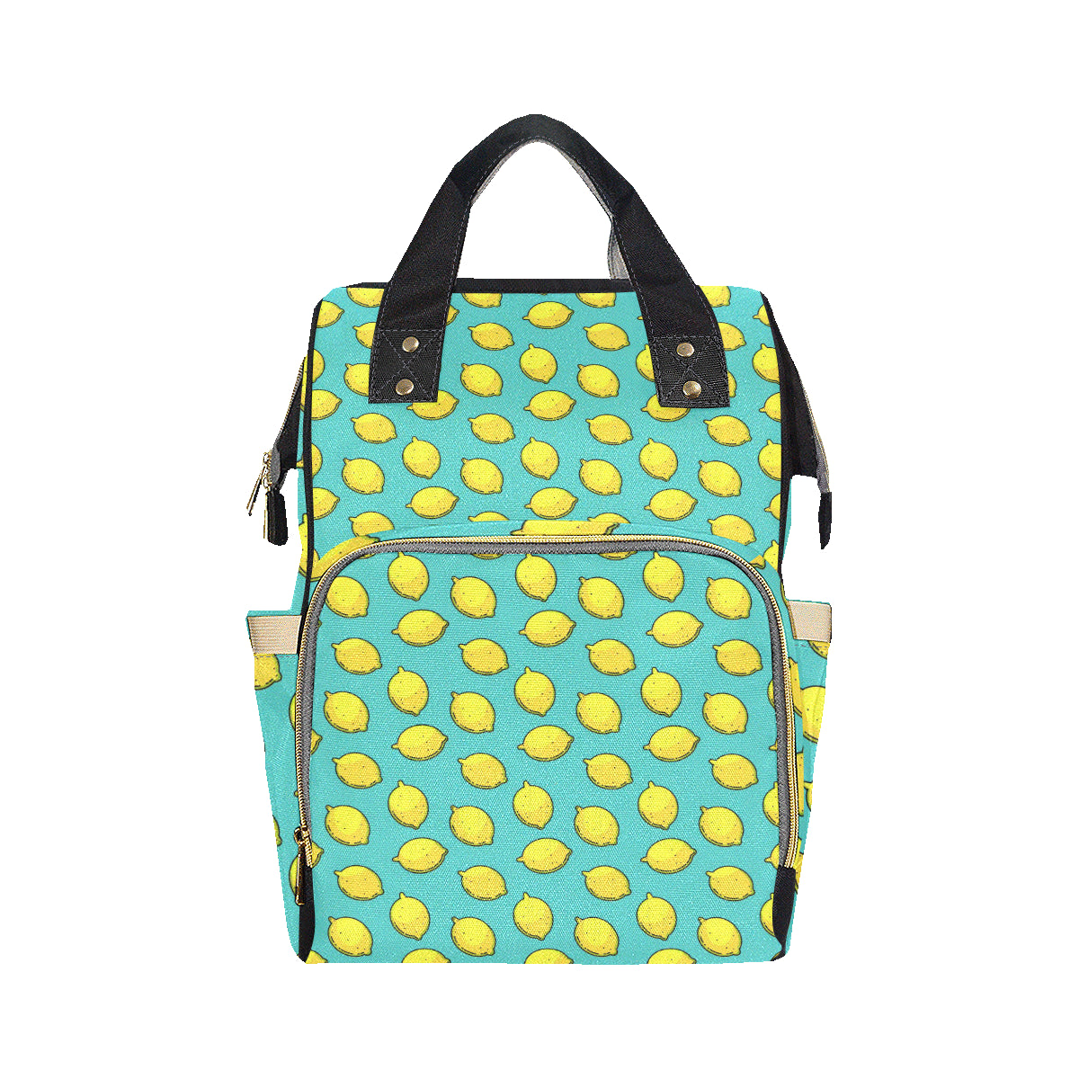 Lemon Pattern Print Design LM04 Diaper Bag Backpack