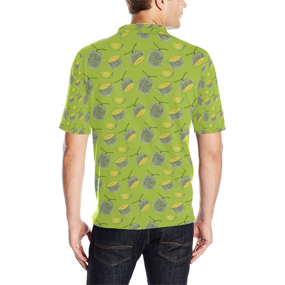 Cantaloupe Pattern Print Design 03 Men Polo Shirt