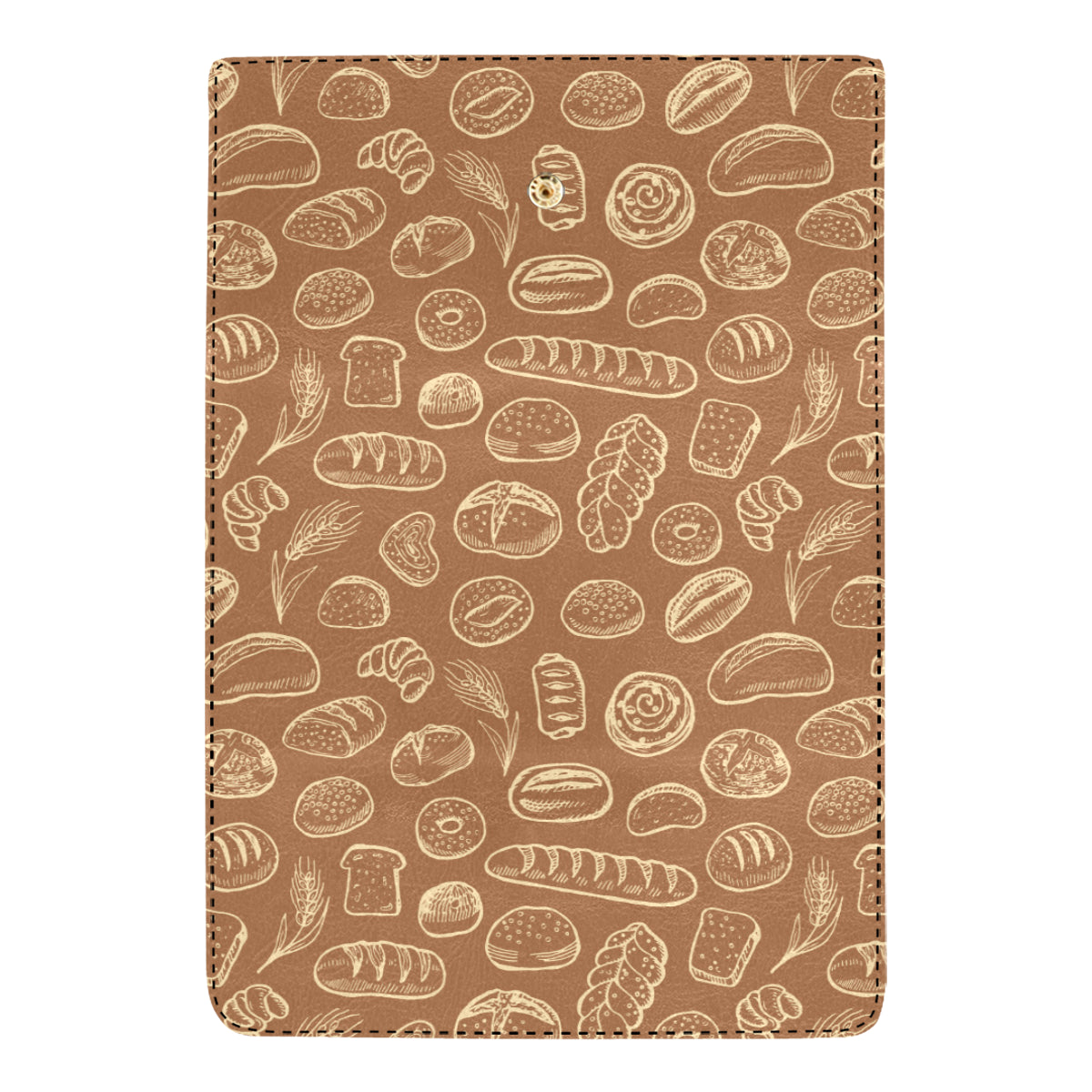 Bread Pattern Print Design 03 Women's Trifold Wallet
