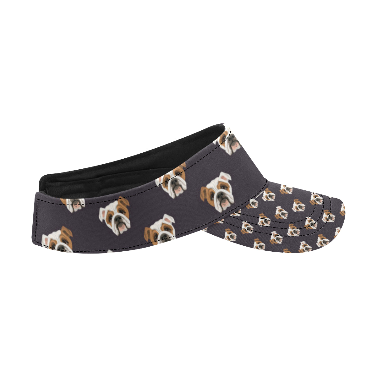 Bulldogs Pattern Print Design 03 Unisex Sun Visor