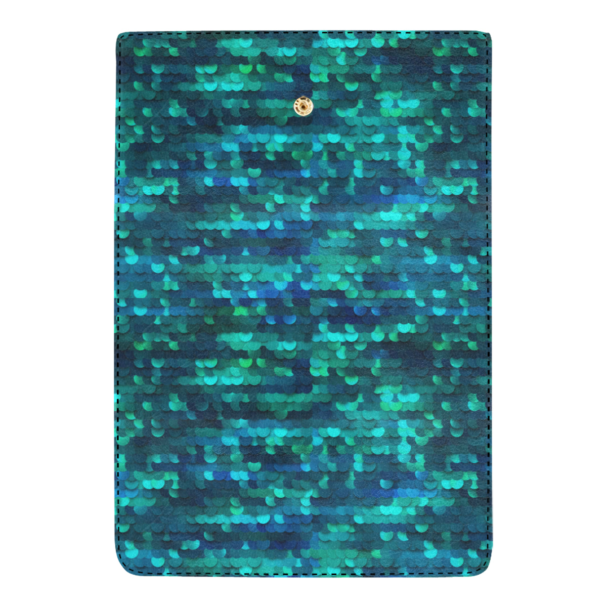 Mermaid Scales Pattern Print Design 06 Women's Trifold Wallet