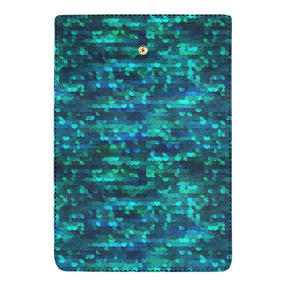 Mermaid Scales Pattern Print Design 06 Women's Trifold Wallet