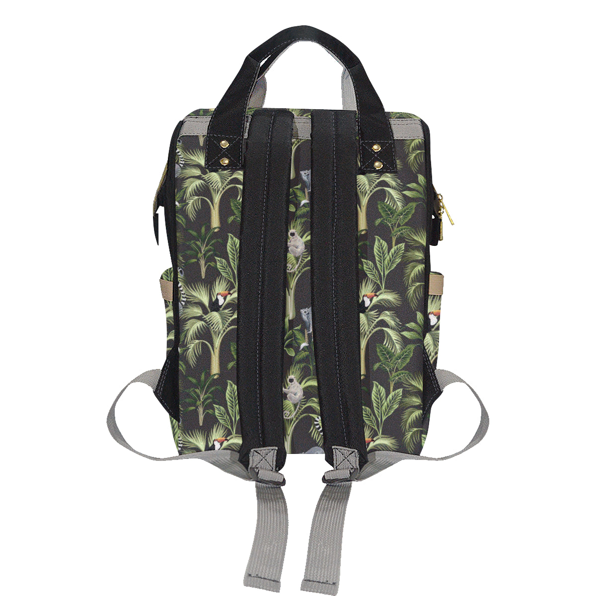 Rainforest Pattern Print Design RF05 Diaper Bag Backpack