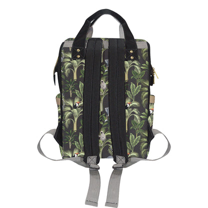 Rainforest Pattern Print Design RF05 Diaper Bag Backpack