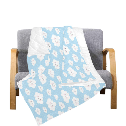Cloud  Pattern Print Design 02 Premium Quilt