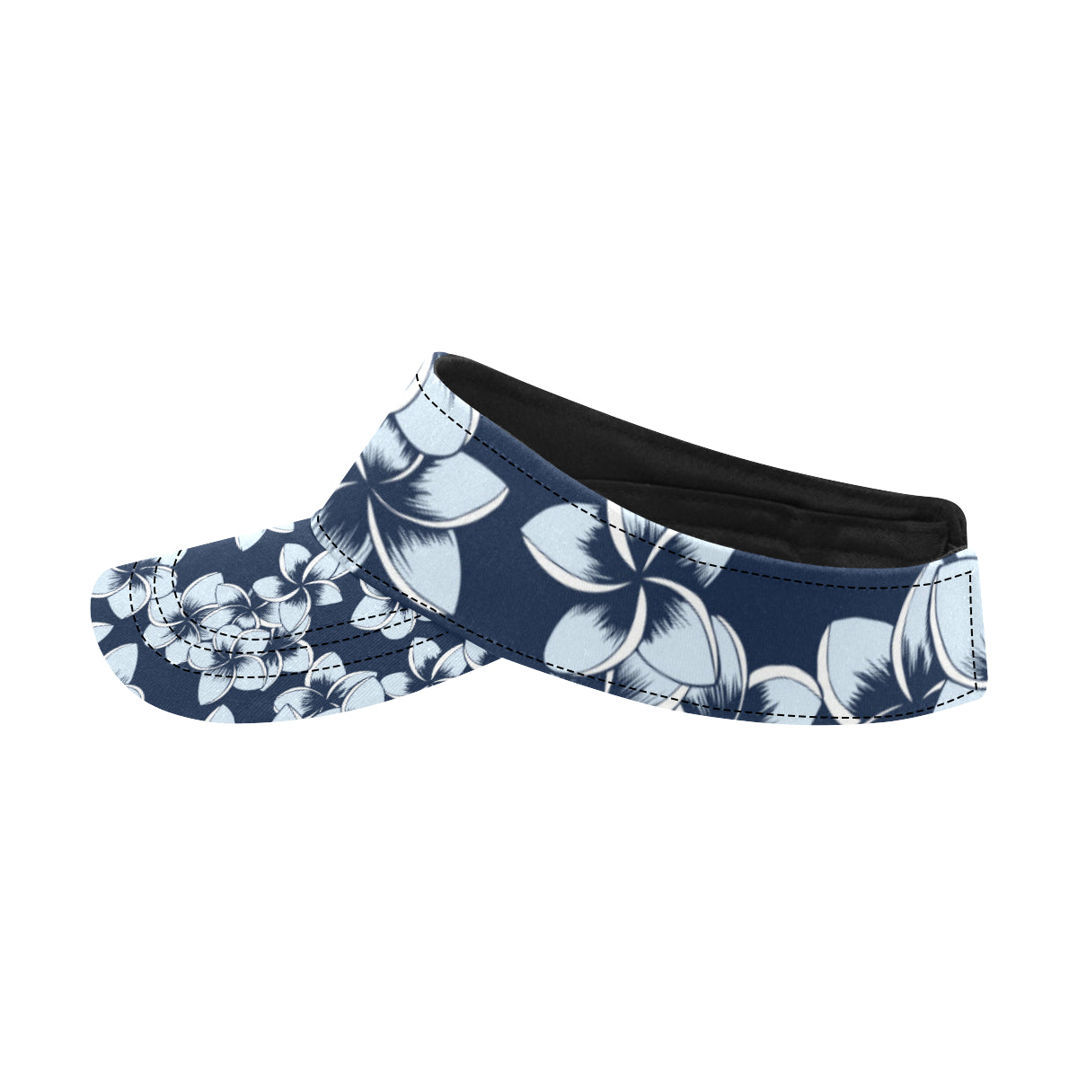 Plumeria Pattern Print Design A02 Unisex Sun Visor