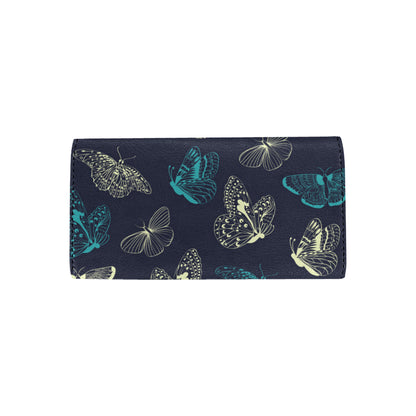 Monarch Butterfly Pattern Print Design 01 Women's Trifold Wallet