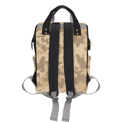 ACU Digital Desert Camouflage Diaper Bag Backpack