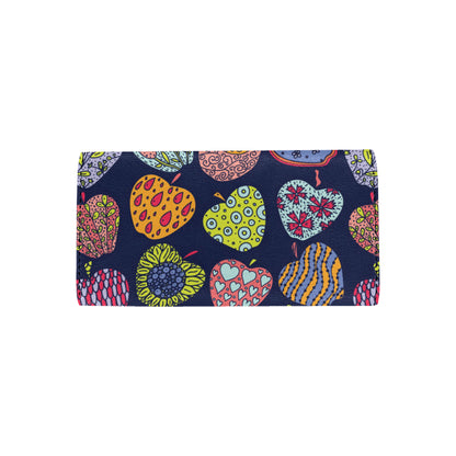 Apple Pattern Print Design AP05 Women's Trifold Wallet