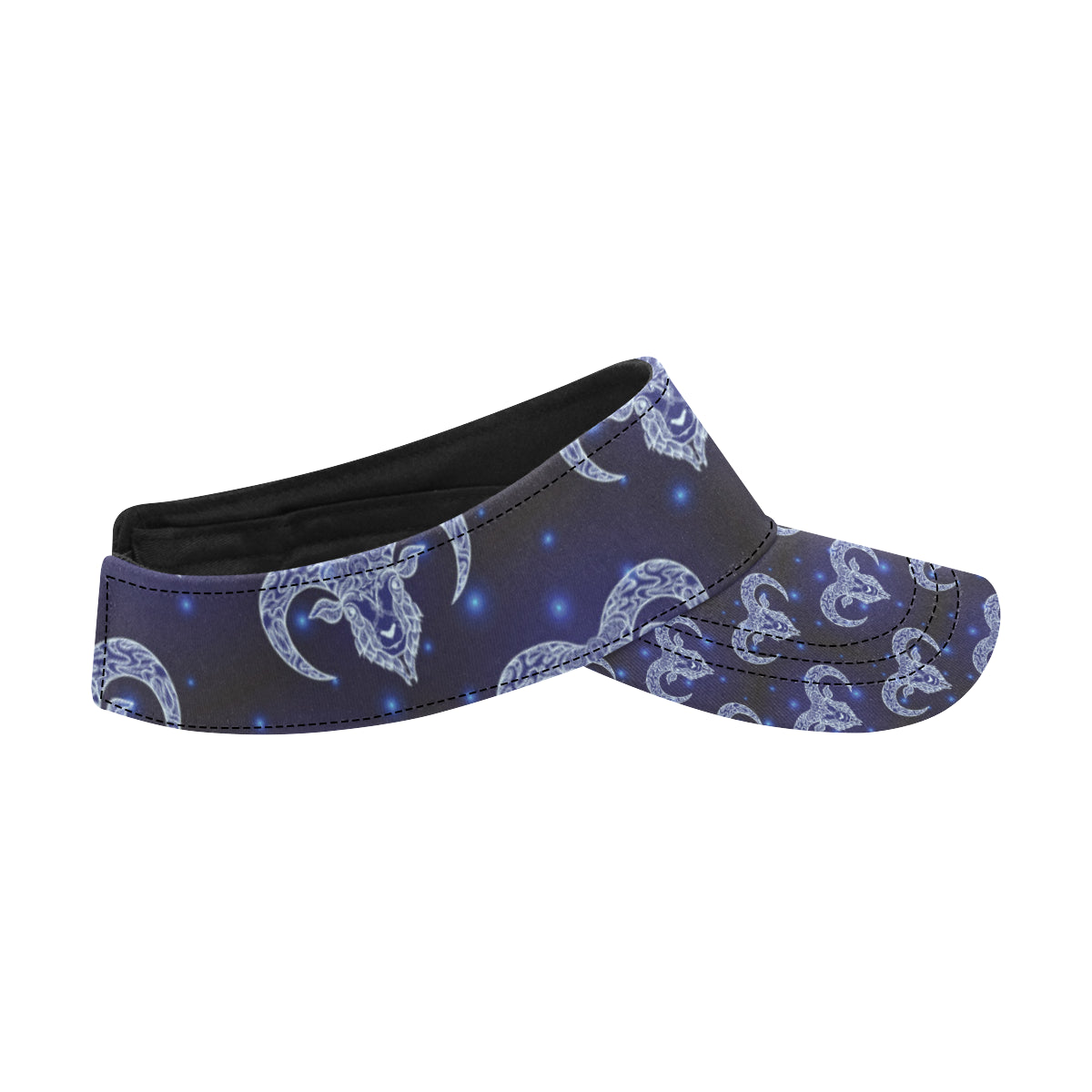 Aries Zodiac Pattern Print Design 01 Unisex Sun Visor
