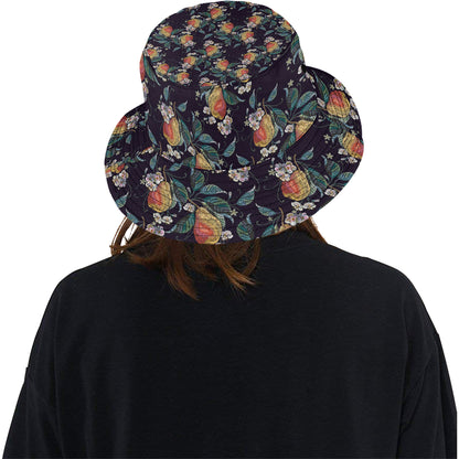 Pear Pattern Print Design PE02 Unisex Bucket Hat