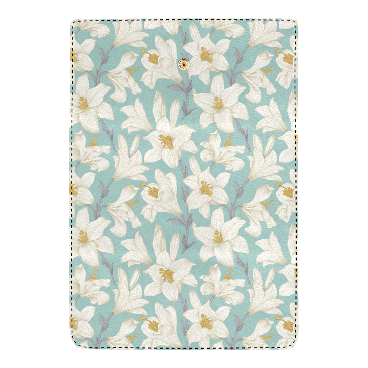 Lily Pattern Print Design 02 Women's Trifold Wallet