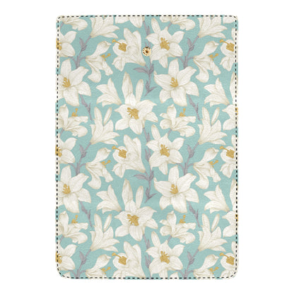 Lily Pattern Print Design 02 Women's Trifold Wallet