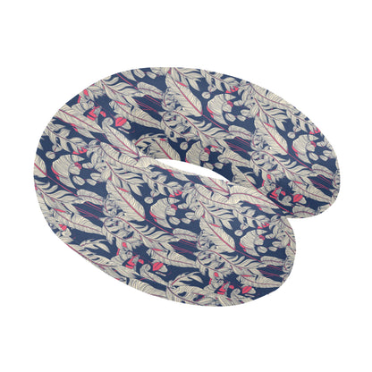 Bird Of Paradise Pattern Print Design 03 U-Shaped Travel Neck Pillow